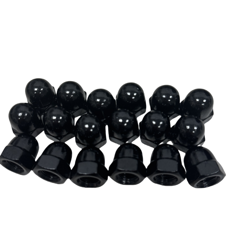 How does the cap nut solve the pain points of loosening and cleaning problems associated with conventional nuts?