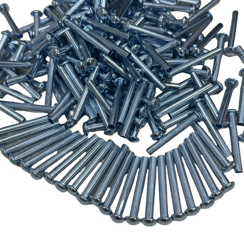 How to perform surface treatment on round head rivets to enhance their friction with the connecting parts?